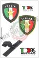 Patch Toppa Scudetto con Velcro Ricamato ITALIA + LOGO Stella Esercito Italiano Art.IT-EI