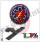 Toppa Patch con Velcro con Logo e Scritta Soccorritore Abilitato DAE  Art.DAE-LAMPO