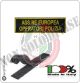 Ricamo Patch Toppa con Velcro Lineare A.E.O.P. cm 12 x 3 Associazione Europea Operatori Polizia Art.TUS-07