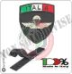 Patch Scudetto con Velcro Paracadutisti Folgore Parà Civile Nero + Bandiera Art.PAR-X1