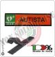 Patch Toppa Ricamata Arancio D.A.E. + AUTISTA Art.DAE-3