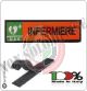 Patch Toppa Ricamata Arancio D.A.E. + INFERMIERE  Art.DAE-9