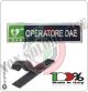 Patch Toppa Ricamata Blu + Bianco  D.A.E. + OPERATORE DAE  Art.DAE-43
