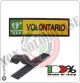 Patch Toppa Ricamata Giallo D.A.E. + VOLONTARIO  Art.DAE-14