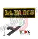 Patch Toppa Ricamata con Velcro GGV Guardia Giurata Volontaria cm 3x10 Art. GGV-TOP