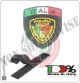 Patch Scudetto con Velcro Polizia Locale Nuovo Logo Nazionale Nero + Bandiera Art. PL-NEW