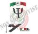 Patch Toppa Scudetto Ricamata con Velcro New Psicologia psi + Italia Art.PSI