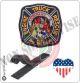 Patch Toppa Ricamata VVFF Vigili del Fuoco Americani Engine Truck Rescue 2ND Compani 2 Team Art.VVFF-23