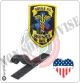 Patch Toppa Ricamata VVFF Vigili del Fuoco Americani Dekalb Co EMS Art.VVFF-40
