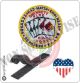 Patch Toppa Ricamata VVFF Vigili del Fuoco Americani GWINNETT FIRE Full House  Art.VVFF-10