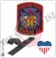 Patch Toppa Ricamata VVFF Vigili del Fuoco Americani Fulton Fire Company 23 Art.VVFF-32