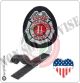 Patch Toppa Ricamata VVFF Vigili del Fuoco Americani Capitain Fulton County Fire  Art.VVFF-31