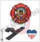 Patch Toppa Ricamata VVFF Vigili del Fuoco Americani Newtowns Finest  Art.VVFF-09