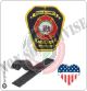 Patch Toppa Ricamata VVFF Vigili del Fuoco Americani Deklab County Fire Explorer Art.VVFF-29