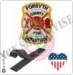 Patch Toppa Ricamata VVFF Vigili del Fuoco Americani Forsyth Fire Departiment Art.VVFF-39