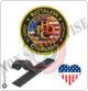 Patch Toppa Ricamata VVFF Vigili del Fuoco Americani Chief Battalon Capitain Goes Home  Art.VVFF-07
