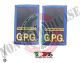 Tubolari Ricamati Bordo Azzurro GPG - GPGIPS - Maresciallo Art.GPG-R3