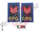 Tubolari Ricamati Bordo Azzurro GPG Guardia Particolare Giurata - GPGIPS - Appuntato Selto Art.GPG-R6