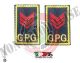Tubolari Ricamati Bordo Giallo GPG - GPGIPS - Appuntato  Art.GPG-R15