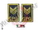 Tubolari Ricamati Bordo Giallo GPG - GPGIPS - Brigadiere Oro  Art.GPG-R10