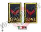 Tubolari Ricamati Bordo Giallo GPG - GPGIPS - Agente Scelto  Art.GPG-R11