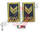 Tubolari Ricamati Bordo Giallo GPG - GPGIPS - Vice Brigadiere Oro  Art.GPG-R9