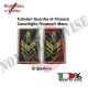Gradi Tubolari Guardia di Finanza Ricamati Canutiglia a mano  New Brigadiere Art. GDF-T23