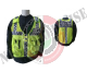 Gilet Alta Visibilità Gilo Fluorescente Neutro - Polizia Locale - Guardie Giurate GPG IPS Taglia Unica Art. NEW-GG-PL