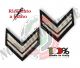 Coppia Gradi Ricamati a mano GUS Vice Brigadiere Carabinieri Art. GUS-C2