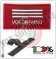 Grado Rosso Su Velcro Vigili Del Fuoco Capo Reparto Volontario  Art. T00363