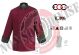 Giacca Cuoco Chef Black Confort Air Personalizzabile con Nome Color Bordeaux Ego chef Italia Art. 2028003C