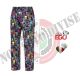 Pantalone Pantaloni Pants Hose Coulisse Cuoco Chef Professionale Ego Chef Italia  Color SKULLSCOT Teschi Colorati Art. 3502135A