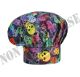 Cappello Cuoco Chef  EGO CHEF Italia Color Skulls Teschi Colorati Art. 7000135A