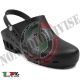 Zoccolo Ciabatta Autoclavabile Nera Isacco Prodotto Italiano Infermieri Unisex Art. 112601