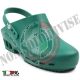 Zoccolo Ciabatta Autoclavable Verde Isacco Prodotto Italiano Infermieri Unisex Art. 112604