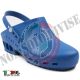 Zoccolo Ciabatta Autoclavabile Blu Isacco Prodotto Italiano Infermieri Unisex Art. 112606 
